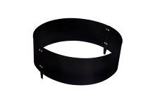 Trädring Stål Galvaniserad Svart Ø60 cm